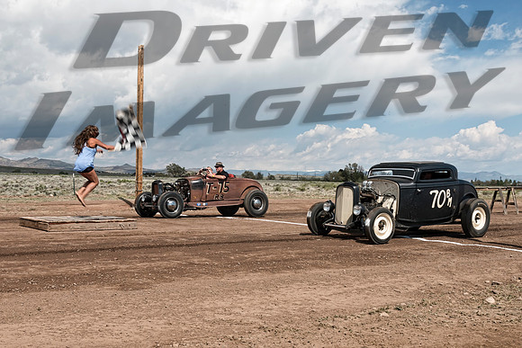 70B - John Barnes - 1932 Ford 3W Coupe & T-75 Larry Filipczak - 1932 Ford Roadster - 1