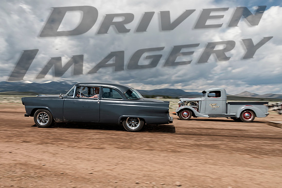 Larry Garner - 1956 Ford Fairlane Club Sedan & Bill Demaray - 1936 Chevrolet Truck - Grey Ghost - 1