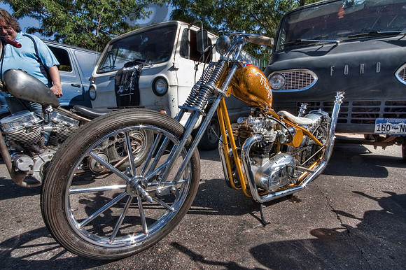 Speed Metal - Gold Triumph Chopper