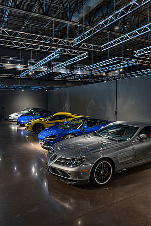 Aston Martin v12 Vantage, Three McLaren 720s & 2007 Mercedes SLR McLaren