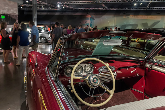 Veiw from the front of the 1953 Packard Caribbean
