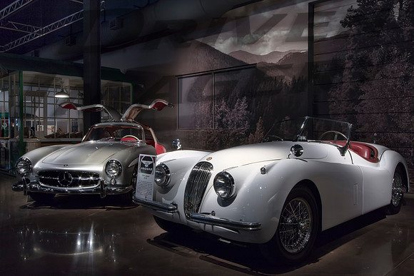 1954 Mercedes 300SL & 1954 Jaguar XK120 - 2