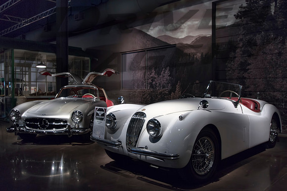 1954 Mercedes 300SL & 1954 Jaguar XK120 - 3
