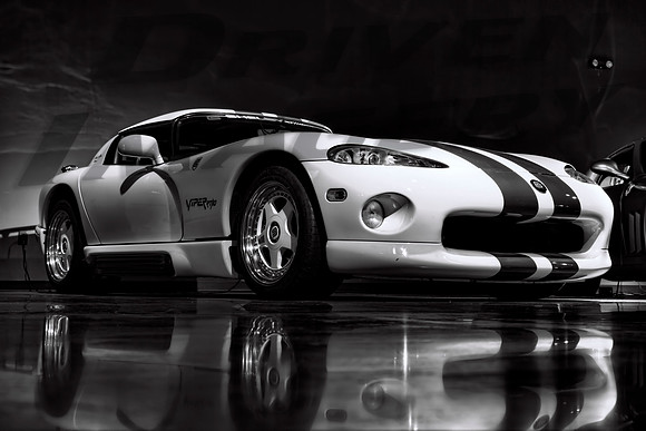 1995 Dodge Viper RT-10 CS - Carol Shelby Edition - B&W