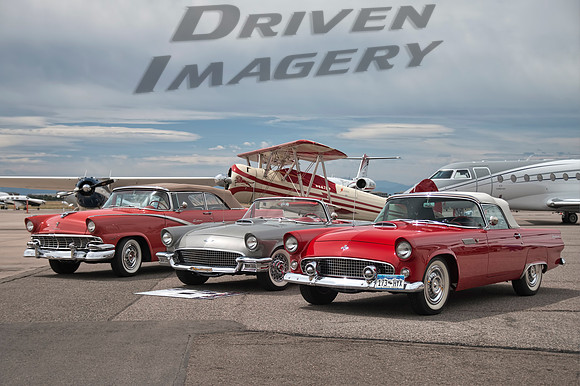 1955 & 1957 Ford Thunderbirds - 1956 Ford Fairlane Sunliner - 1
