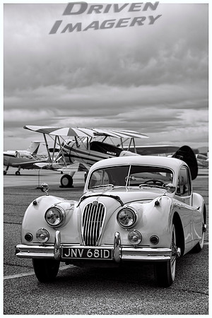 1955 Jaguar XK140 Fixed Head Coupe - B&W