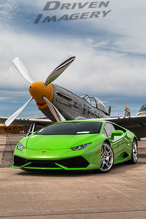 2015 Lamborghini Huracan & 1945 P-51 Mustang 'Crusader' - 1