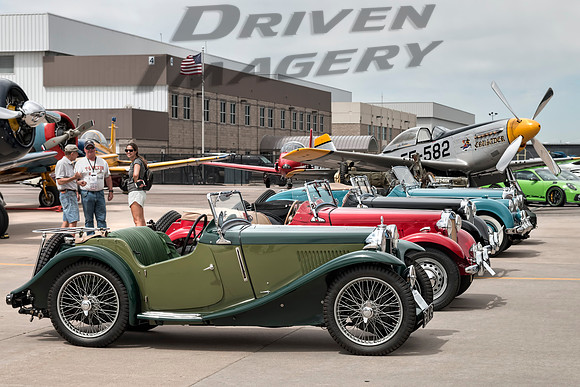 British Sports Car Elegance with P-51 Mustang - 2