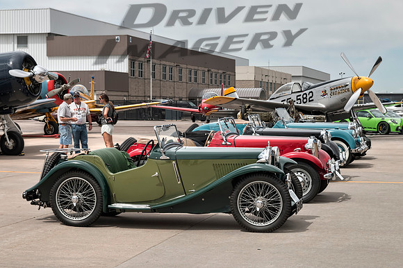 British Sports Car Elegance with P-51 Mustang - 3