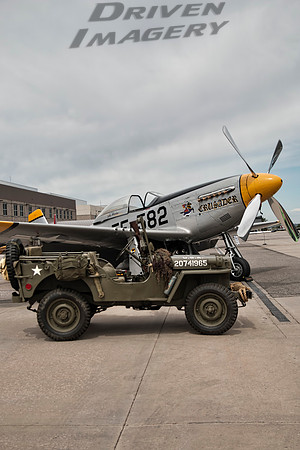 Military Jeep & 1945 P-51 Mustang 'Crusader' - 1