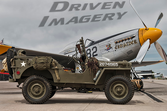 Military Jeep & 1945 P-51 Mustang 'Crusader' - 2