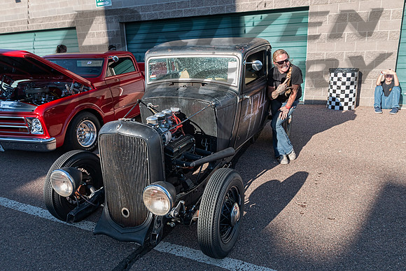 #409 April Bakke - 1933 Plymouth Coupe - Pot O Gold Kustoms - 1