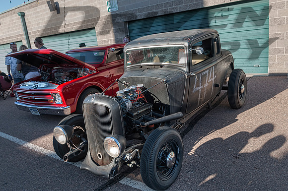 #409 April Bakke - 1933 Plymouth Coupe - Pot O Gold Kustoms - 2