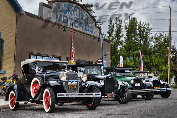 Antique Auto Row at Carther's Roadhouse - 1