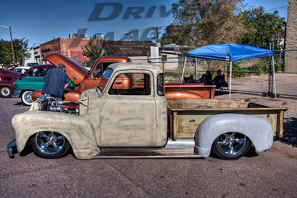 Super Low Chevy 3100 Pickup - Side