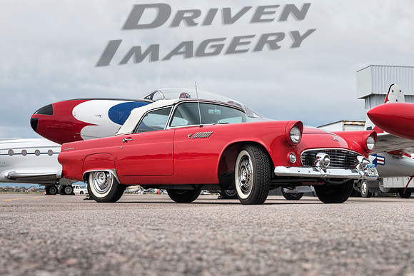 1955 Ford Thunderbird & 1952 Lockheed T-33A - 1