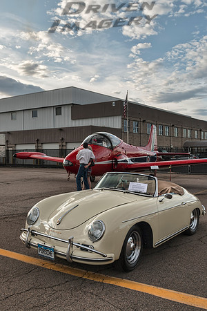 1959 Porsche 1600 Cabriolet & 1974 Jet Provost T5A - 3
