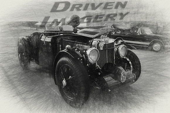 1935 MG KN-K3 - Sketch