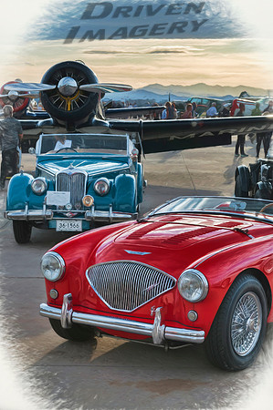 1956 Austin Healey 100M & 1950 Riley RMC - Painted