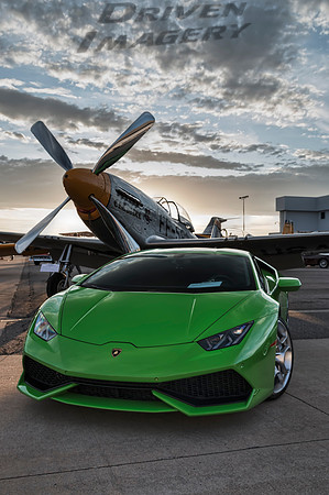2015 Lamborghini Huracan & 1945 P-51 Mustang 'Crusader' - 2