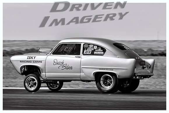 B145 Roger Grace - Quick Silver - 1951 Henry J Coupe - 1B&W