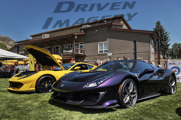 2020 Ferrari Pista Spider - Purple - 1
