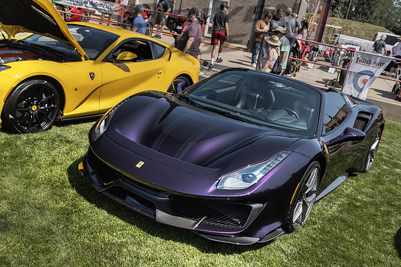 2020 Ferrari Pista Spider - Purple - 2
