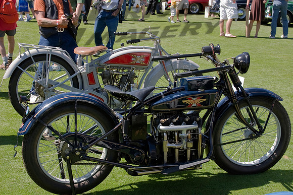 1924 Henderson Delux and 1916 Excelsior X