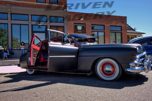 Black Hudson Custom Street Rod - Side