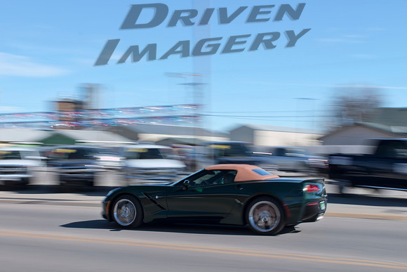 C7 Corvette Stingray Convertible - Limerock Green Metallic