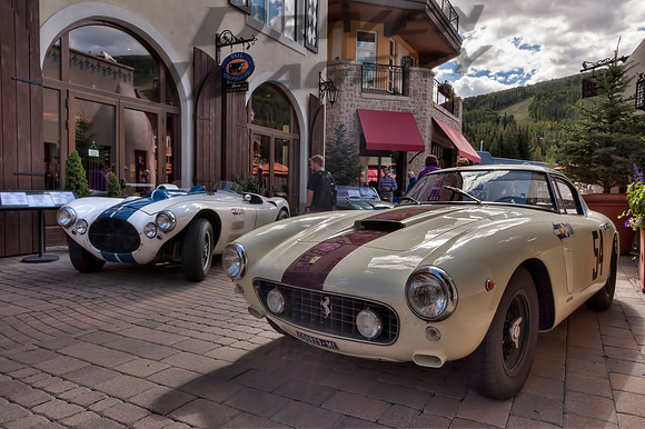 130 Chris Andrews - 1960 Ferrari 250 GT & 111 Robert Williams - 1952 Cunningham C4R - 1