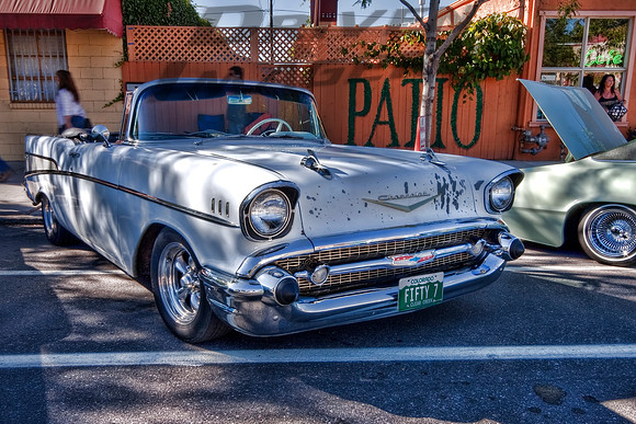 1957 Chevrolet Bel Air Convertible - White - Unrestored