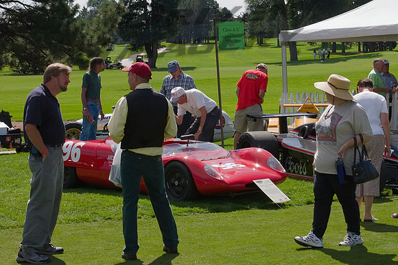 Crowd at Unser Museum Display Area - 01