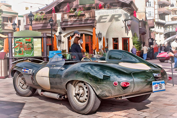 90 - 1955 Jaguar D-Type - Rear - Again