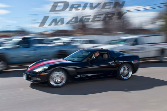 C6 Corvette - Black with Red Accent