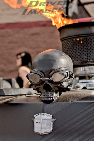 Hood Ornament on Alexi Cadillac