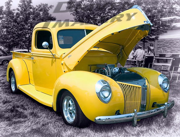 1940 Ford Pickup - David Meek - Selective Color #2 - Print