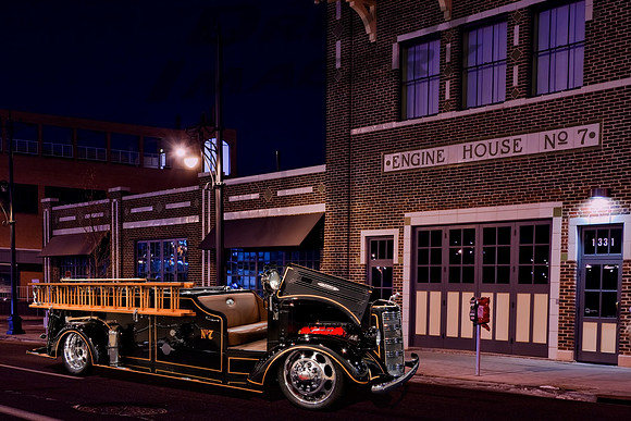 Fire Station and Mack Fire Truck