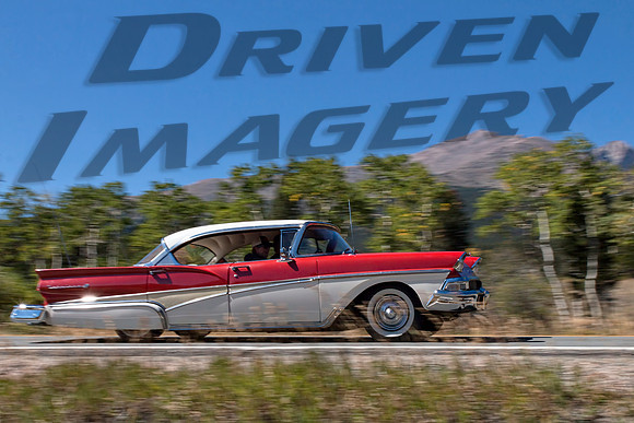 1958 Ford Fairlane 500 with Continental Kit - 1