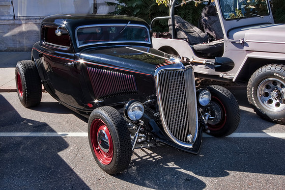 1933 Ford Coupe Hot Rod - Black
