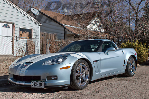 C6 Corvette Grand Sport - Silver with White Stripe