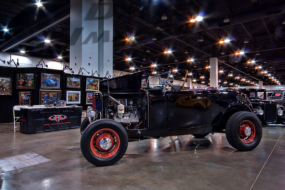 1932 Ford Hiboy Roadster - Near David Uhl Art Display 2