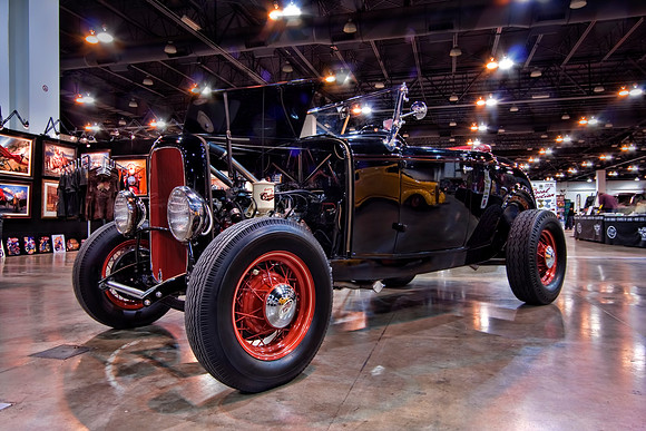 1932 Ford Hiboy Roadster - Near David Uhl Art Display 1