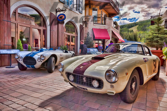 130 Chris Andrews - 1960 Ferrari 250 GT & 111 Robert Williams - 1952 Cunningham C4R - 1
