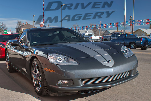 C6 Corvette - Gray & Silver Stripes
